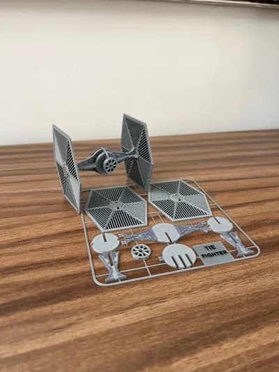 tie fighter kit card