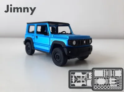 Mini Jimny Car Model | 3D Printed SUV Toy | Off-Road Vehicle Collectible for Kids & Car Lovers