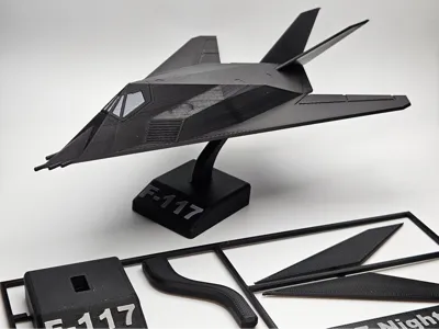 f117 plane kit card