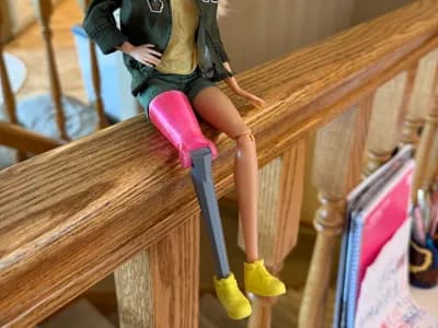 barbie prosthetic leg